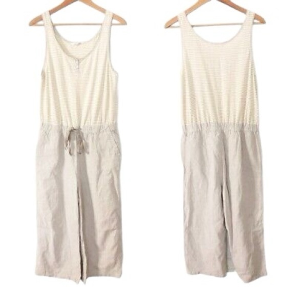 WOOLRICH Outside Air Wide Leg Linen / Cotton Jumpsuit - Picture 8 of 8